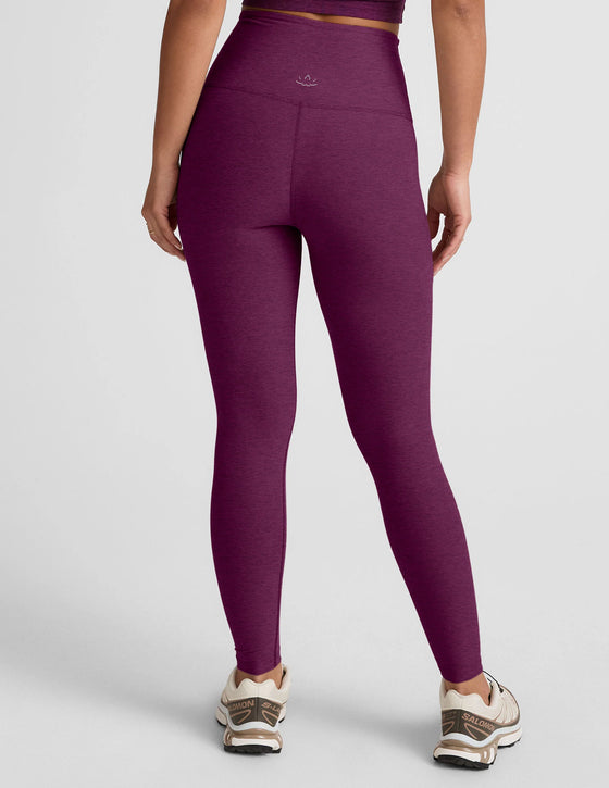 Beyond Yoga Caught In The Midi High Waist Legging - Aubergine Beet