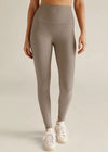 Beyond Yoga Caught In The Midi High Waist Legging - Birch Heather