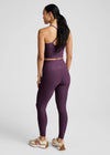 Beyond Yoga Caught In The Midi High Waist Legging - Brilliant Blackberry Heather