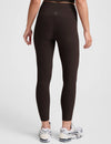 Beyond Yoga Caught In The Midi High Waist Legging - Dark Chocolate Heather