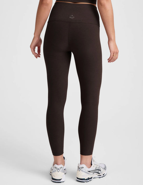 Beyond Yoga Caught In The Midi High Waist Legging - Dark Chocolate Heather