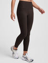 Beyond Yoga Caught In The Midi High Waist Legging - Dark Chocolate Heather