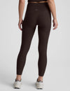 Beyond Yoga Caught In The Midi High Waist Legging - Dark Chocolate Heather