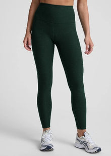  Beyond Yoga Caught In The Midi High Waist Legging - Dark Spruce Green Heather
