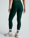 Beyond Yoga Caught In The Midi High Waist Legging - Dark Spruce Green Heather
