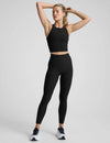 Beyond Yoga Caught In The Midi High Waist Legging - Darkest Night