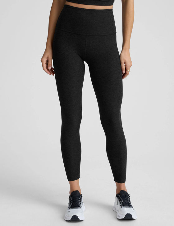 Beyond Yoga Caught In The Midi High Waist Legging - Darkest Night
