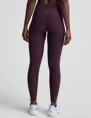 Beyond Yoga Caught In The Midi High Waist Legging - Eggplant Purple Heather