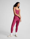 Beyond Yoga Caught In The Midi High Waist Legging - Sangria Heather