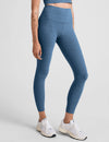 Beyond Yoga Spacedye Caught In The Midi High Waisted Legging - Washed Denim