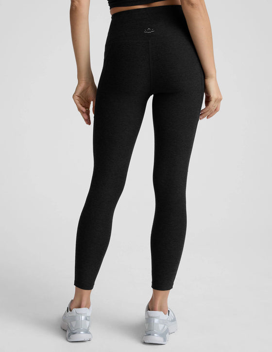 Beyond Yoga Out Of Pocket High Waisted Midi Legging- Darkest Night
