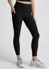 Beyond Yoga Out Of Pocket High Waisted Midi Legging- Darkest Night
