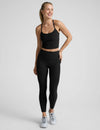 Beyond Yoga Out Of Pocket High Waisted Midi Legging- Darkest Night