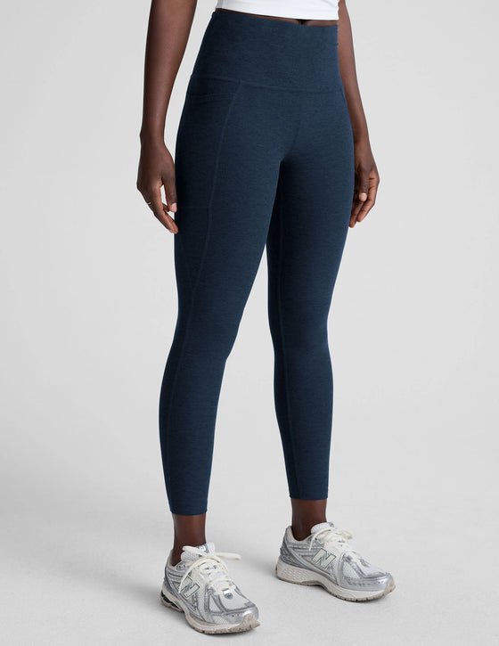 Beyond Yoga Out of Pocket High Waisted Midi Legging - Nocturnal Navy