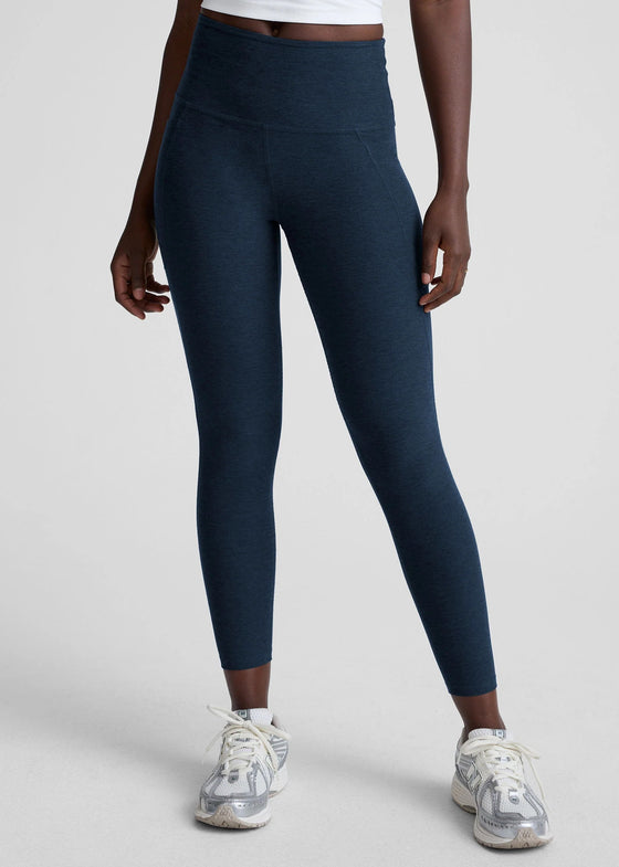 Beyond Yoga Out of Pocket High Waisted Midi Legging - Nocturnal Navy