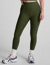 Beyond Yoga Out of Pocket Leggings - Army Green Heather
