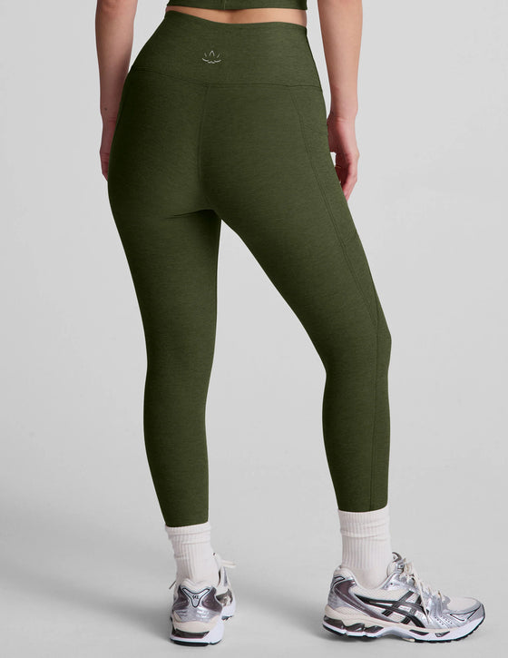 Beyond Yoga Out of Pocket Leggings  - Army Green Heather