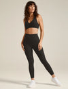 Beyond Yoga Spacedye Out of Pocket Capri - Darkest Night