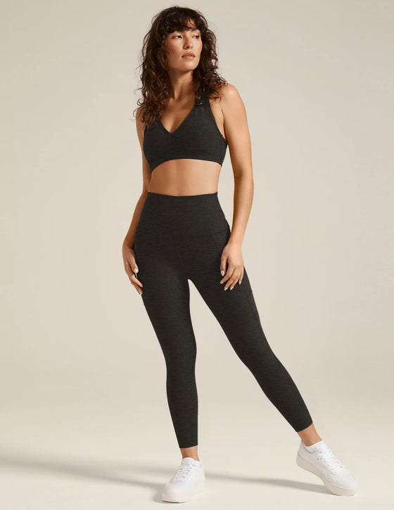 Beyond Yoga Spacedye Out of Pocket Capri - Darkest Night