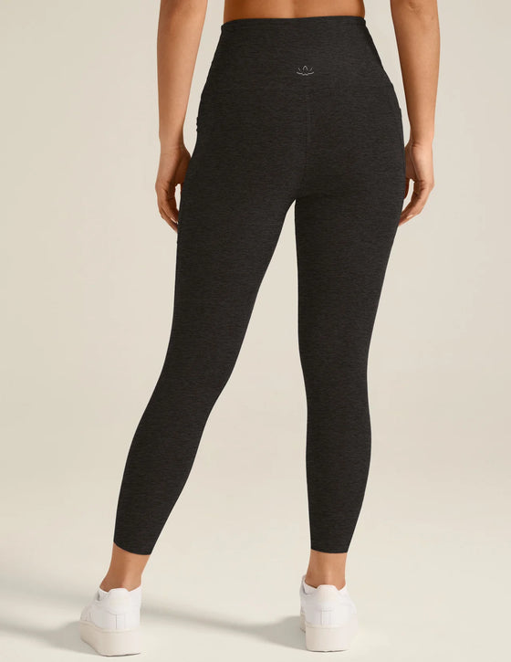 Beyond Yoga Spacedye Out of Pocket Capri - Darkest Night