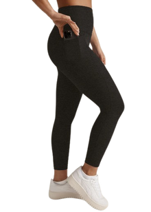  Beyond Yoga Spacedye Out of Pocket Capri - Darkest Night