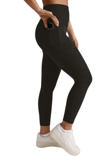 Beyond Yoga Spacedye Out of Pocket Capri - Darkest Night