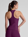Beyond Yoga Spacedye Step Up Racerback Tank - Aubergine Beet