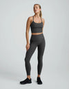 Beyond Yoga Spacedye Slim Racerback Cropped Tank - Black/Charcoal
