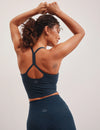 Beyond Yoga Spacedye Slim Racerback Cropped Tank SD4382- Nocturnal Navy