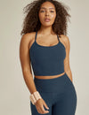 Beyond Yoga Spacedye Slim Racerback Cropped Tank SD4382- Nocturnal Navy