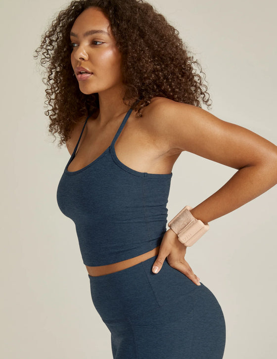Beyond Yoga Spacedye Slim Racerback Cropped Tank SD4382- Nocturnal Navy