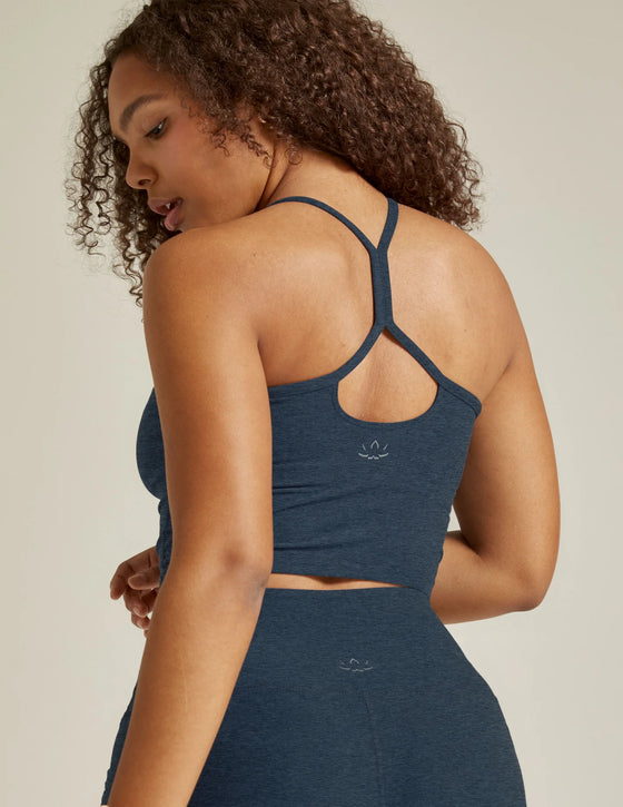 Beyond Yoga Spacedye Slim Racerback Cropped Tank SD4382- Nocturnal Navy