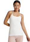 Beyond Yoga Space Dye Slim Racerback Cami - White