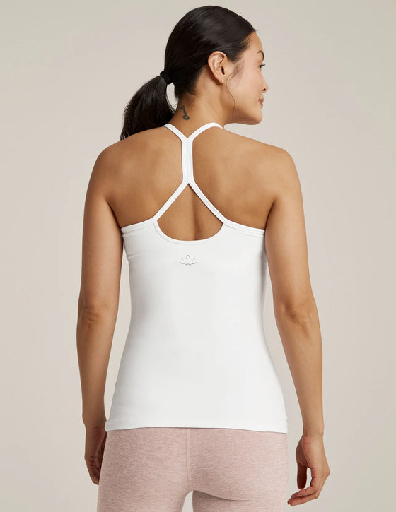 Beyond Yoga Space Dye Slim Racerback Cami - White