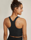 Beyond Yoga Focus Cropped Tank - Darkest Night