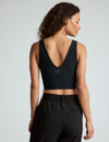 Beyond Yoga Spacedye Good Day Cropped Tank - Darkest Night