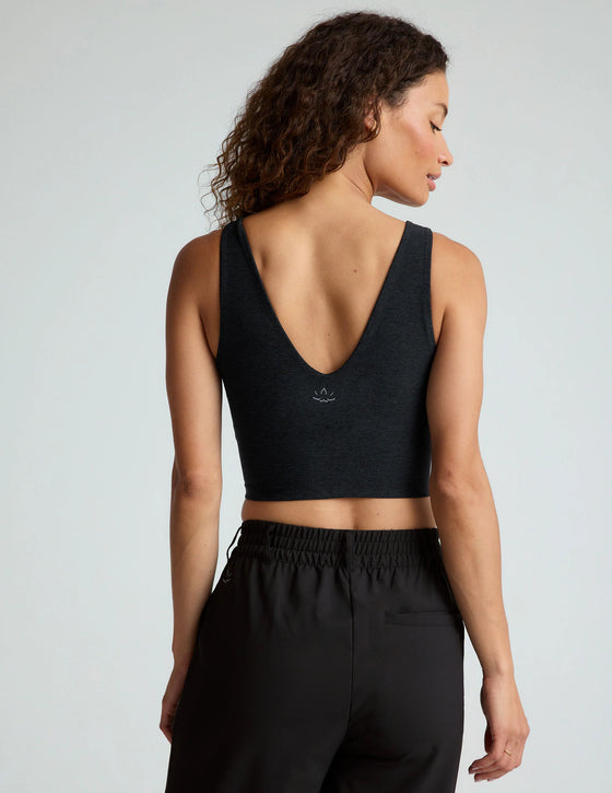 Beyond Yoga Spacedye Good Day Cropped Tank - Darkest Night