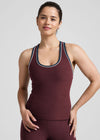Beyond Yoga Spacedye Ready Tank - Midnight Burgundy Elastane