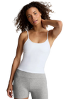 Beyond Yoga Spacedye Forever Waist Length Tank - Cloud White