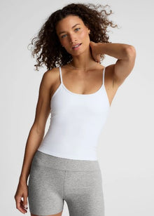  Beyond Yoga Spacedye Forever Waist Length Tank - Cloud White
