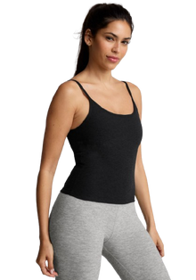  Beyond Yoga Spacedye Forever Waist Length Tank - Darkest Night