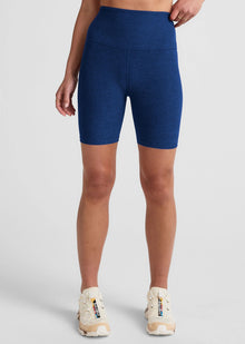  Beyond Yoga Spacedye Keep Pace 7" - Marine Blue Heather
