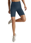 Beyond Yoga Spacedye Team Pockets High Waisted Biker Short - Nocturnal Navy