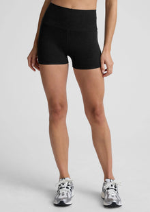  Beyond Yoga Spacedye Keep Pace 3" Short - Darkest Night