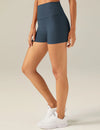 Beyond Yoga Spacedye All for Run Short - Nocturnal Navy