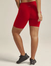 Beyond Yoga Spacedye Keep Pace 5" Short - Candy Apple Red Heather
