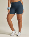 Beyond Yoga Spacedye Keep Pace Biker - Nocturnal Navy