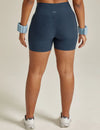 Beyond Yoga Spacedye Keep Pace Biker - Nocturnal Navy