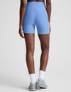Beyond Yoga Spacedye Keep Pace 5" Pocket Short - Flower Blue Heather