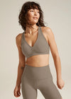 Beyond Yoga Spacedye Lift your Spirits Bra - Birch Heather
